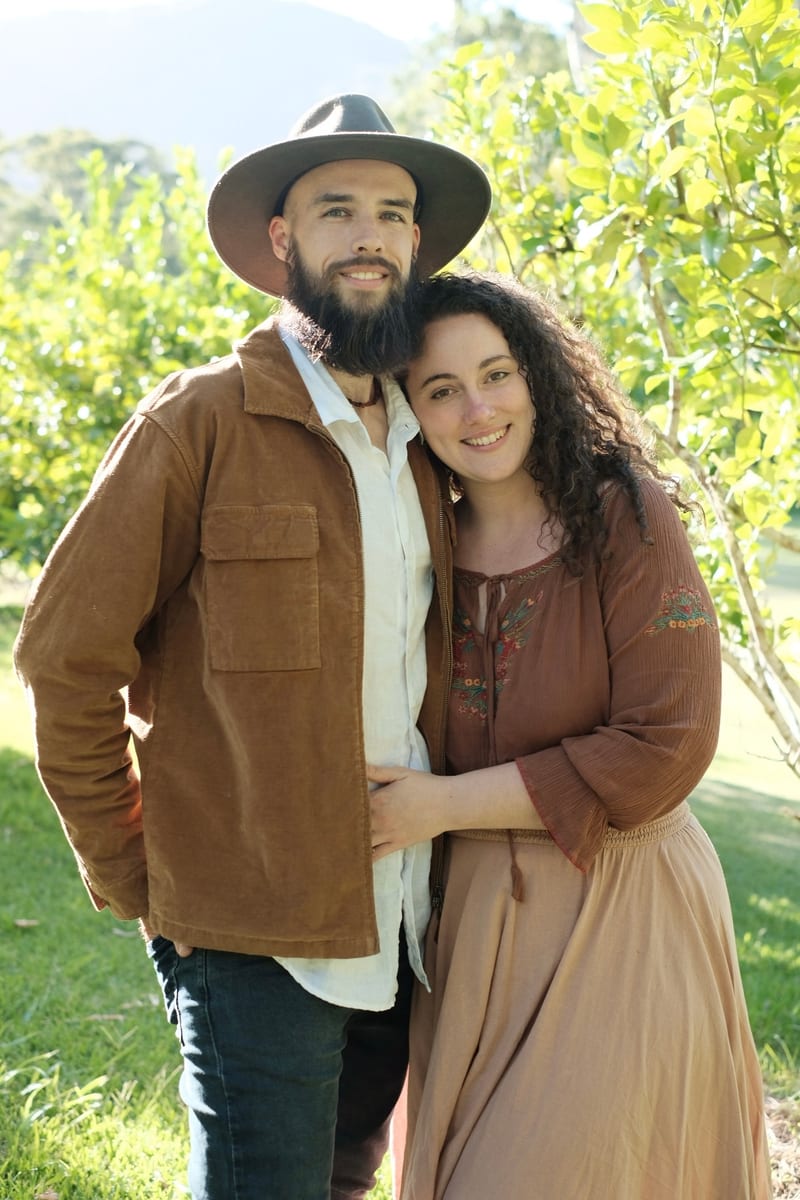 James Durkin of JDCS with his wife, a family-run business on the Mid North Coast
